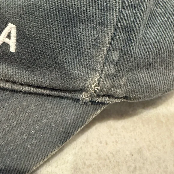 Balenciaga Dark Blue Gray Distressed Cap EUC - Picture 3 of 12